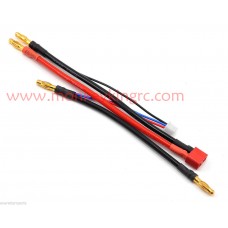 2S Saddle Pack Charge/Balance Adapter (T female to 4mm banana male) L=200mm wholesale only