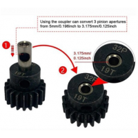 Pinion coupler change 5.0mm to 3.175mm, wholesale only MK5707