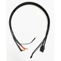 XT90 on charger side 2S charge leads 600mm with nylon cover wholesale only MK5940