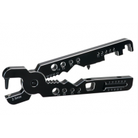 Tire punch and shock pliers multi-function tool color black/silver, wholesale only MK5985