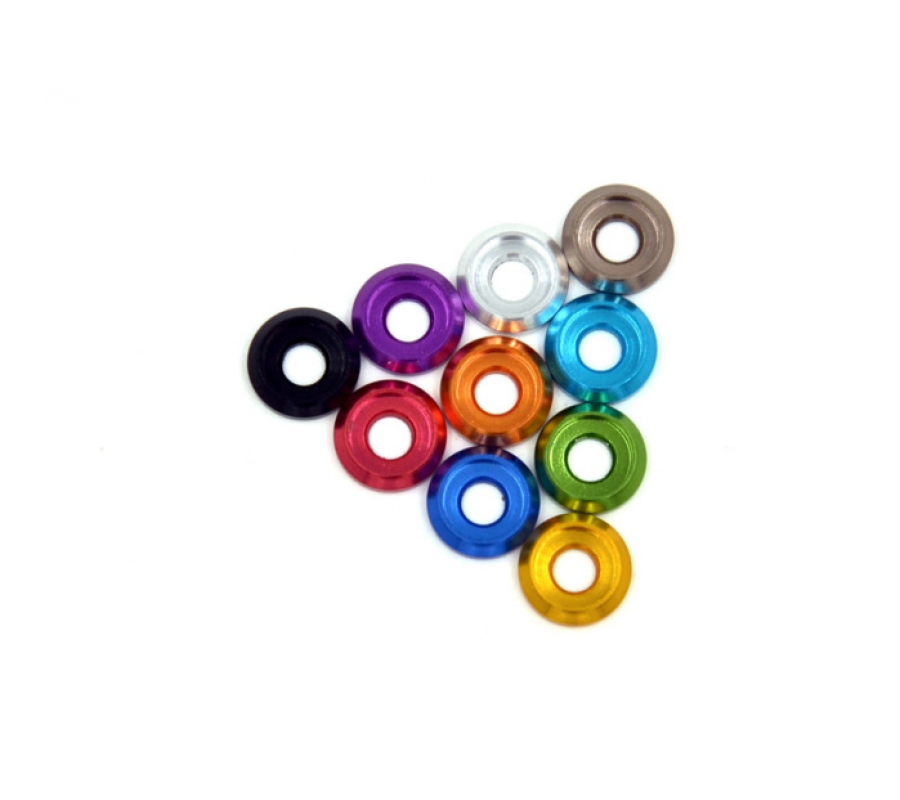 Al round screw washer different color acceptable M3  wholesale only MK5432