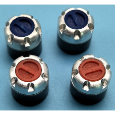 M4 metal lock nut for crawler wheels one pair red and blue, wholesale only MK5441