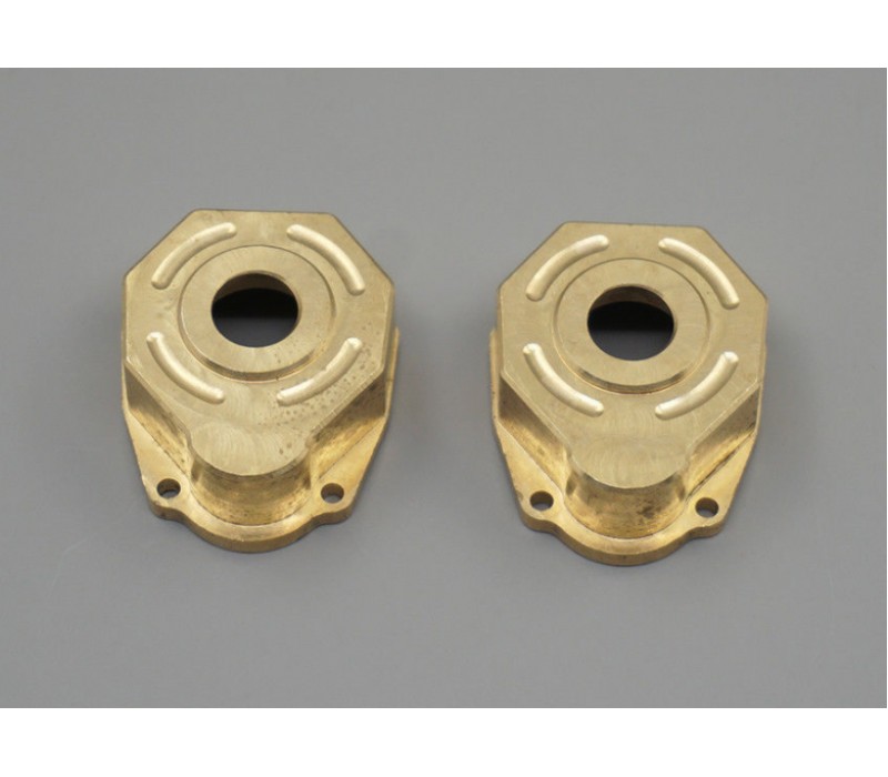 2PCS Heavy Duty Brass Steering Knuckle Portal Cover For Traxxas TRX-4 1/10 RC wholesale only, MK5478