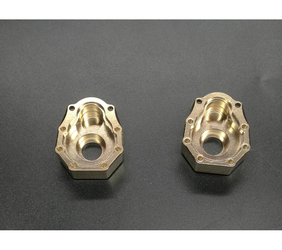 2PCS Heavy Duty Brass Steering Knuckle Portal Cover For Traxxas TRX-4 1/10 RC wholesale only, MK5478