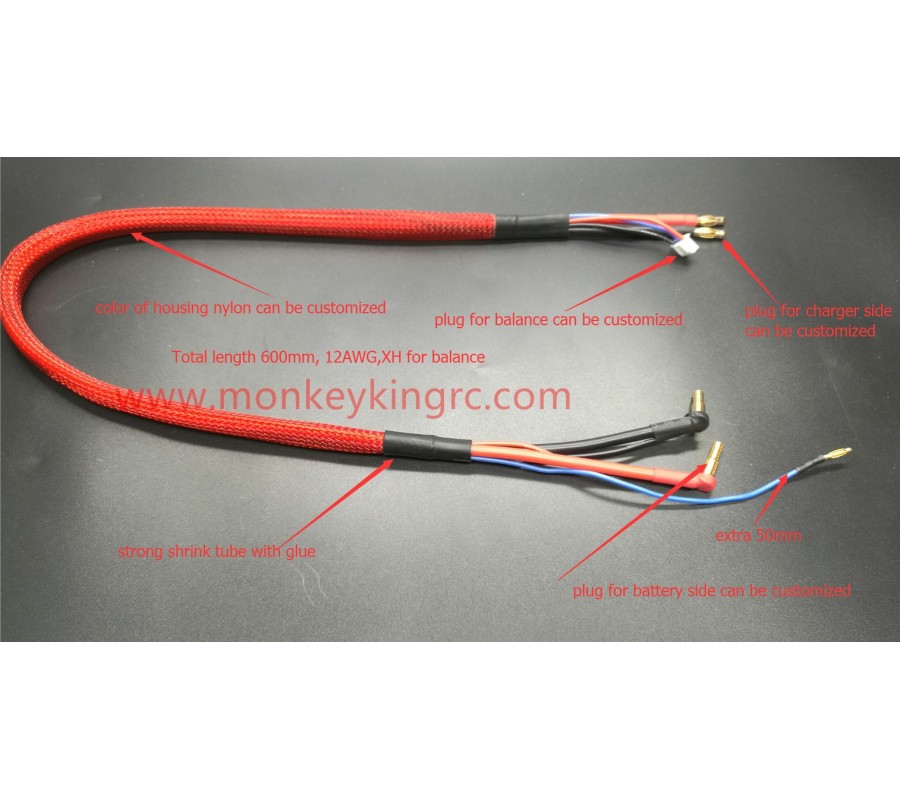 Banana 4.0 to 4/5 bullet colorful charge leads  wholesale only, MK5490