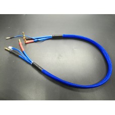 Total orange, blue, white, red, black, yellow charge leads with nylon housing for 1S/2S hardcase battery, wholesale only MK5497