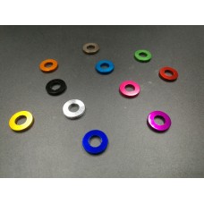 ID=6mm, OD=12mm, thickness=2mm, aluminum washer (spacer), 11 colors, wholesale MK5517
