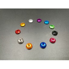 Special aluminum screw washer for round head and cup head M2, M2.5, 6-32 , 11 colors MK5518
