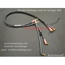 Double discharge leads for Icharger 406duo, wholesale MK5557