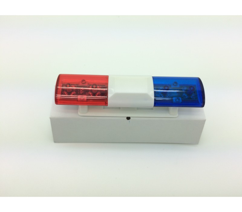 RC Police Light Bar  Rotating Flashing LED (red and blue) Type 1