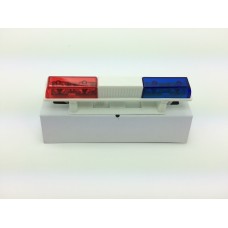 RC Police Light Bar Rotating Flashing LED (red and blue) Type 2