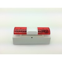 RC Police Light Bar Rotating Flashing LED (red and red) Type 2
