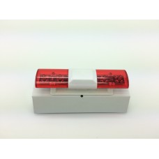 RC Police Light Bar Rotating Flashing LED (red and red) Type 2