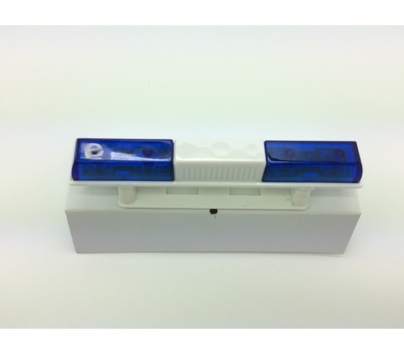 RC Police Light Bar Rotating Flashing LED (Blue and blue) Type 1
