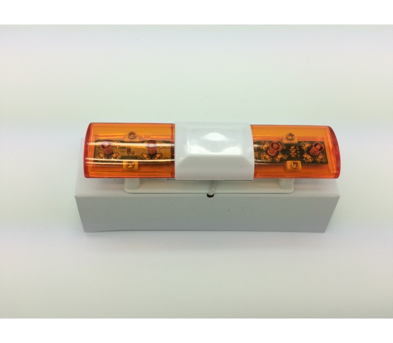 RC Police Light Bar Rotating Flashing LED (orange and orange) Type 1