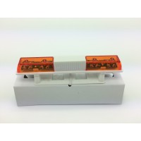 RC Police Light Bar Rotating Flashing LED (orange and orange) Type 2
