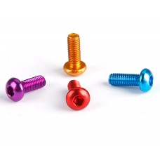 round head 7075 aluminum colorful hex screw M3*5*6*7*8*10*12*14*16 wholesale only