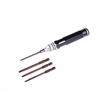 4 IN 1  Hex screw driver  with hex black handlebar (S2)