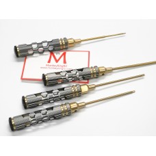 HSS titanium plated hex driver set with holes on handle MK5402