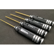 Hex screwdriver 1.5/2.0/2.5/3.0 HSS with Ti-plated tips, MK5585