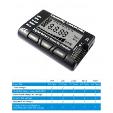 CellMeter 7 Digital Battery Capacity Checker   for LiPo LiFe Li-ion NiMH Nicd