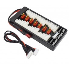 6 IN 1 RC 2 S-6 S Lipo Parallel Charging Board T (Deans) Plug, XH port