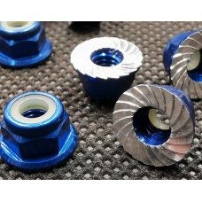 Aluminum lock nut M2 M3 M4 M5 with groove different color acceptable MK5401