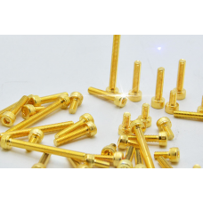 class 12.9 socket head hex screw M2 M25 M3 M4*4*5*6*8*10*12*14*15~35mm Titanium and gold plated wholesale only