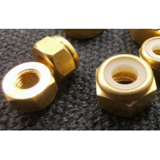 M3/M4 brass lock nut  wholesale only MK5616