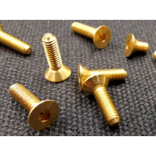M3/M4 brass flat head screw  wholesale only MK5620