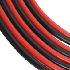 Silicone wire 14 AWG Red and Black  L=1m red+1m black 