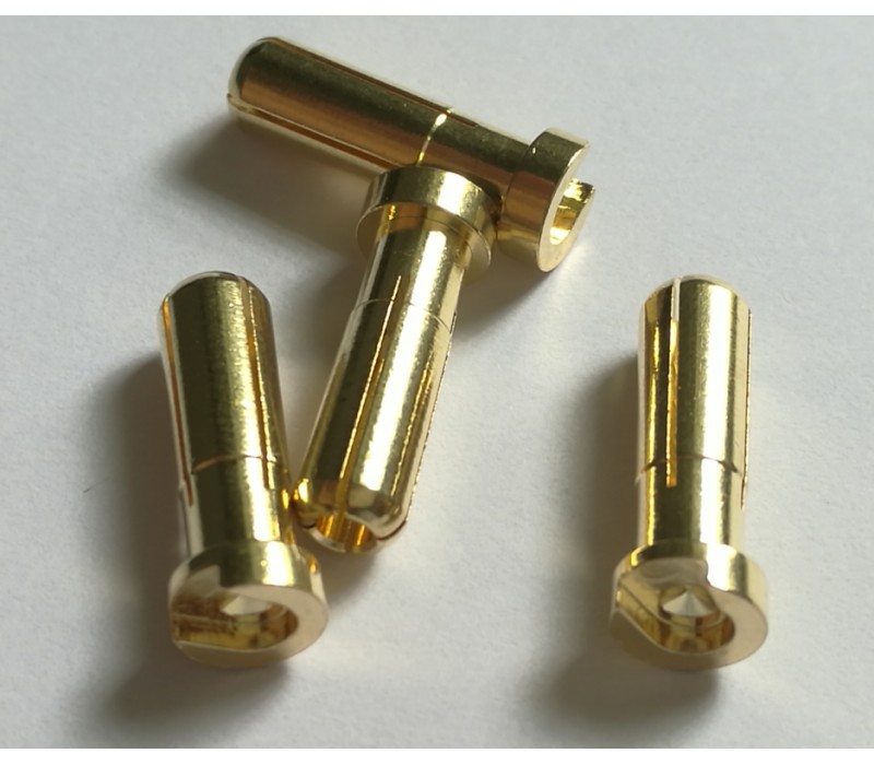 5.0mm bullet Plug (flat type) 1 pcs