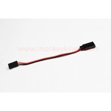 Servo Extension wire straight  male+female  (Futaba) L=100mm