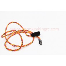 Servo Extension wire twisted male+female (JR) L=600mm