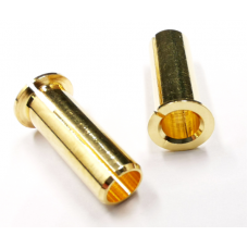 4.0/5.0mm adaptor plug (4.0/5.0 pipe) gold-plated, wholesale only MK5356