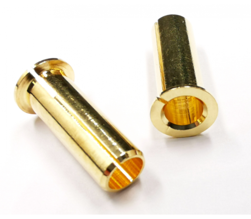4.0/5.0mm adaptor plug (4.0/5.0 pipe) gold-plated, wholesale only MK5356