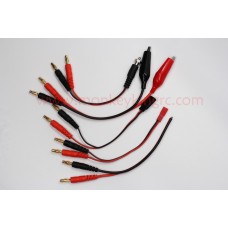 4.0mm Banana plug series Charging wires  1 set