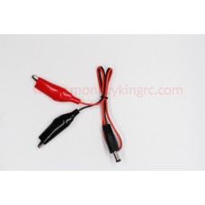DC 2.5 plug To Clip  18AWG PVC wire  L=300mm